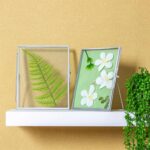 Standing Metal Photo Frame Metallic Table Desk Picture Display 6 x 8 Silver - Image 4