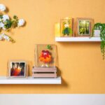 Standing Metal Photo Frame Metallic Table Desk Display 6 x 8 Rose Gold - Image 5