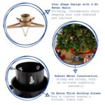 Star Shaped Metal Christmas Tree Stand up to 2.8m Silver Urban Industrial Décor - Image 2