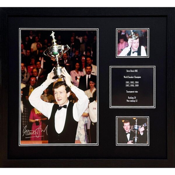 Steve Davis Signed F 255fff5702368220e5b434bd2b09a8b5