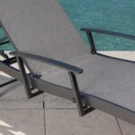 SunVilla Sling Wave Sun Lounger with Folding Arms - Set of 2 - Image 4