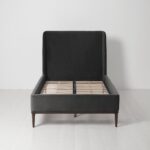 Swyft Bed 02 Charcoal Grey Velvet Bed Frame in 3 Sizes - Image 3