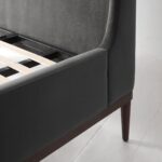 Swyft Bed 02 Charcoal Grey Velvet Bed Frame in 3 Sizes - Image 6