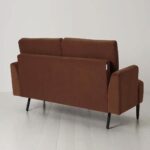 Swyft Model 05 Brown Velvet 3 Seater Sofa - Image 5