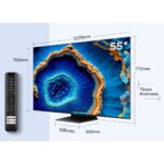 TCL 55C805K 55 Inch QLED Mini LED 4K Ultra HD 144Hz Smart TV - Image 2