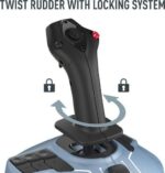 THRUSTMASTER TCA Officer Pack Airbus Editon Joystick and Throttle - Light Blue - Image 8