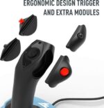 THRUSTMASTER TCA Officer Pack Airbus Editon Joystick and Throttle - Light Blue - Image 9