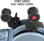 THRUSTMASTER TCA Officer Pack Airbus Editon Joystick and Throttle - Light Blue - Image 6