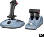 THRUSTMASTER TCA Officer Pack Airbus Editon Joystick and Throttle - Light Blue - Image 2