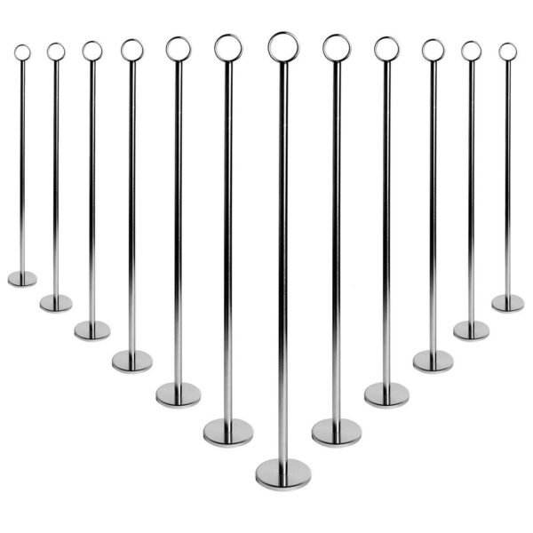 Table Number Holders Card Place Name Menu Photo Holder Numbers 46cm (18 ) x12