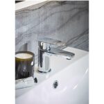 Tavistock Nation Mini Basin Mixer Tap with Click Waste - Image 2
