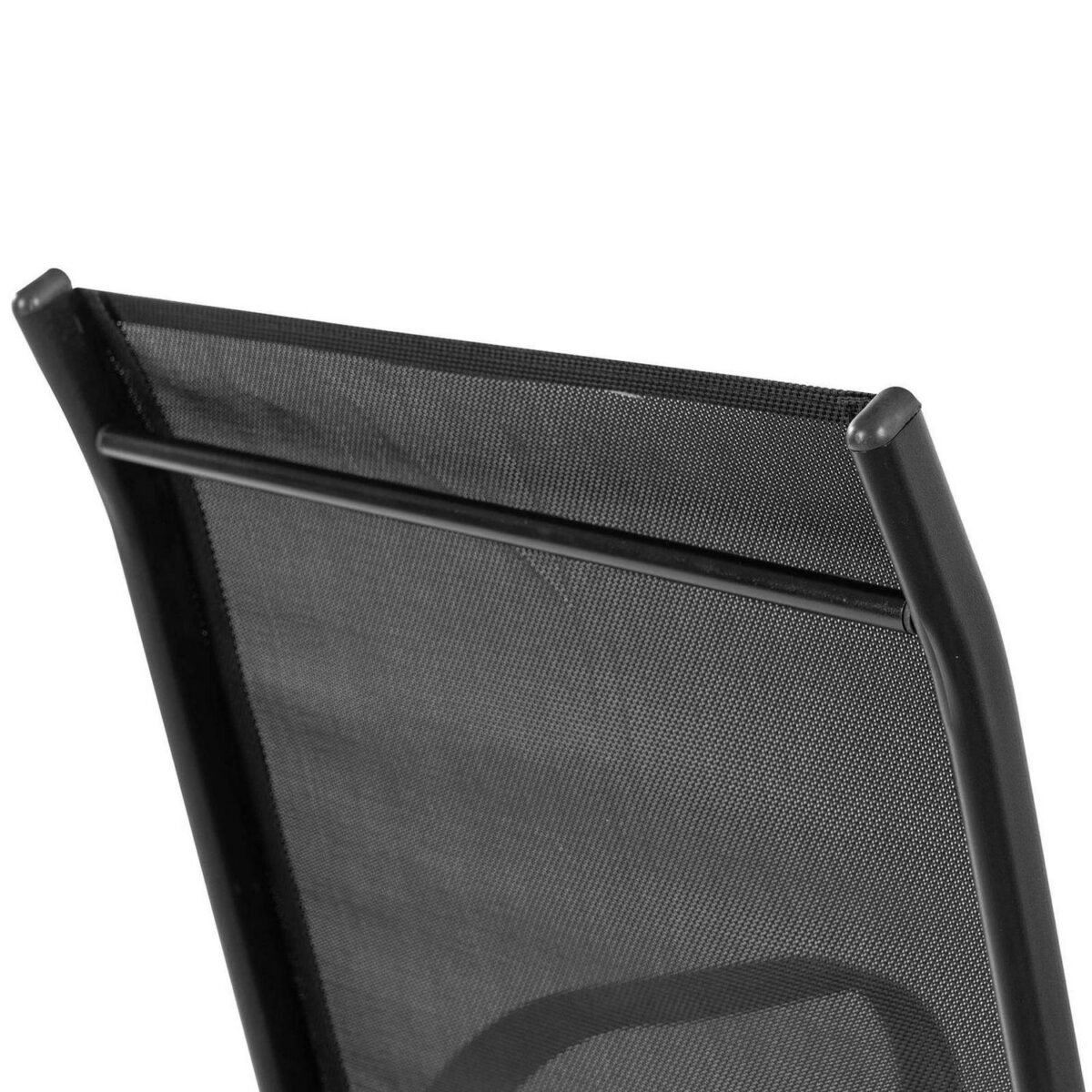 Texteline Canvas Garden Chairs Water Resistant Outdoor Patio Furniture Black - Image 4