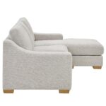 Thomasville Dillard Grey Fabric Corner Sofa with Reversible Chaise - Image 6