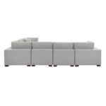 Thomasville Lowell Grey Fabric 8 Piece Modular Sofa - Image 7