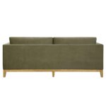 Thomasville Mokena Green Fabric 2 Seater Sofa with Storage Seats - Image 7