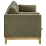 Thomasville Mokena Green Fabric 2 Seater Sofa with Storage Seats - Image 8