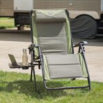 Timber Ridge Zero Gravity Folding Lounger with Side Table - Image 5