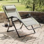 Timber Ridge Zero Gravity Folding Lounger with Side Table - Image 2