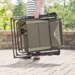 Timber Ridge Zero Gravity Folding Lounger with Side Table - Image 4