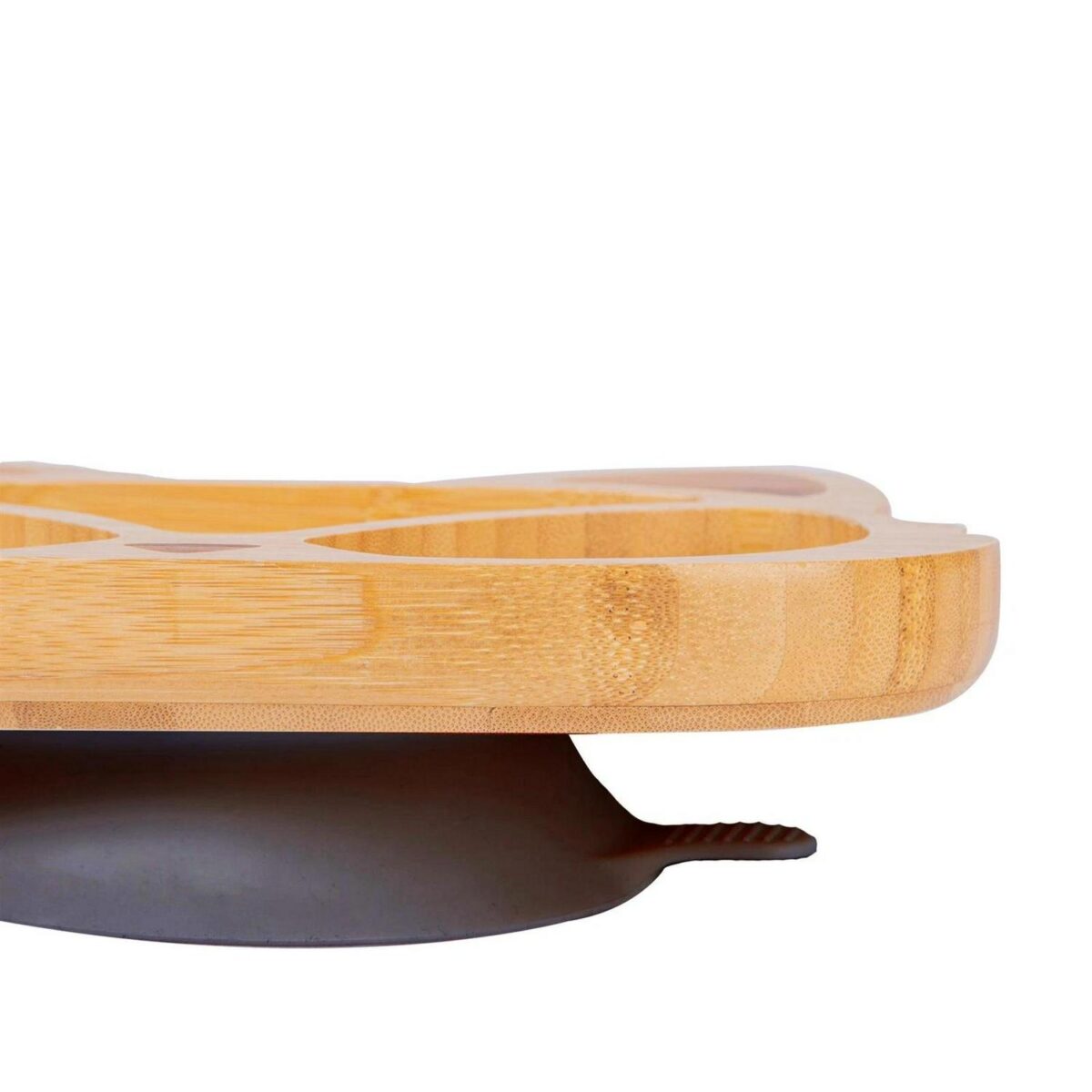 Tiny Dining Black Fox Bamboo Baby Suction Plate Toddler Weaning Feeding Set - Image 7