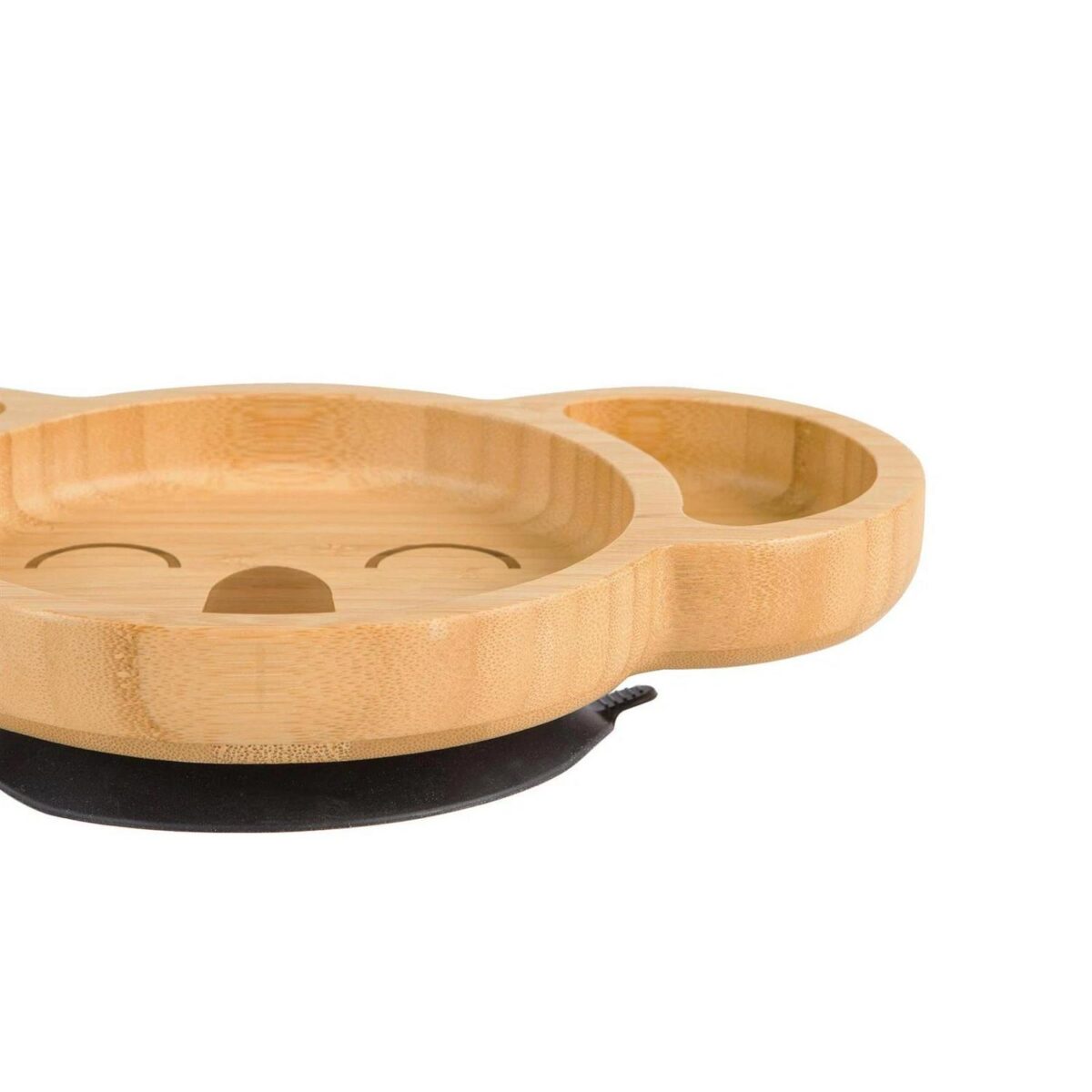 Tiny Dining Black Koala Bamboo Baby Suction Plate Toddler Weaning Feeding Set - Image 2
