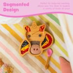 Tiny Dining Blue Unicorn Bamboo Baby Suction Plate Toddler Weaning Feeding Set - Image 2