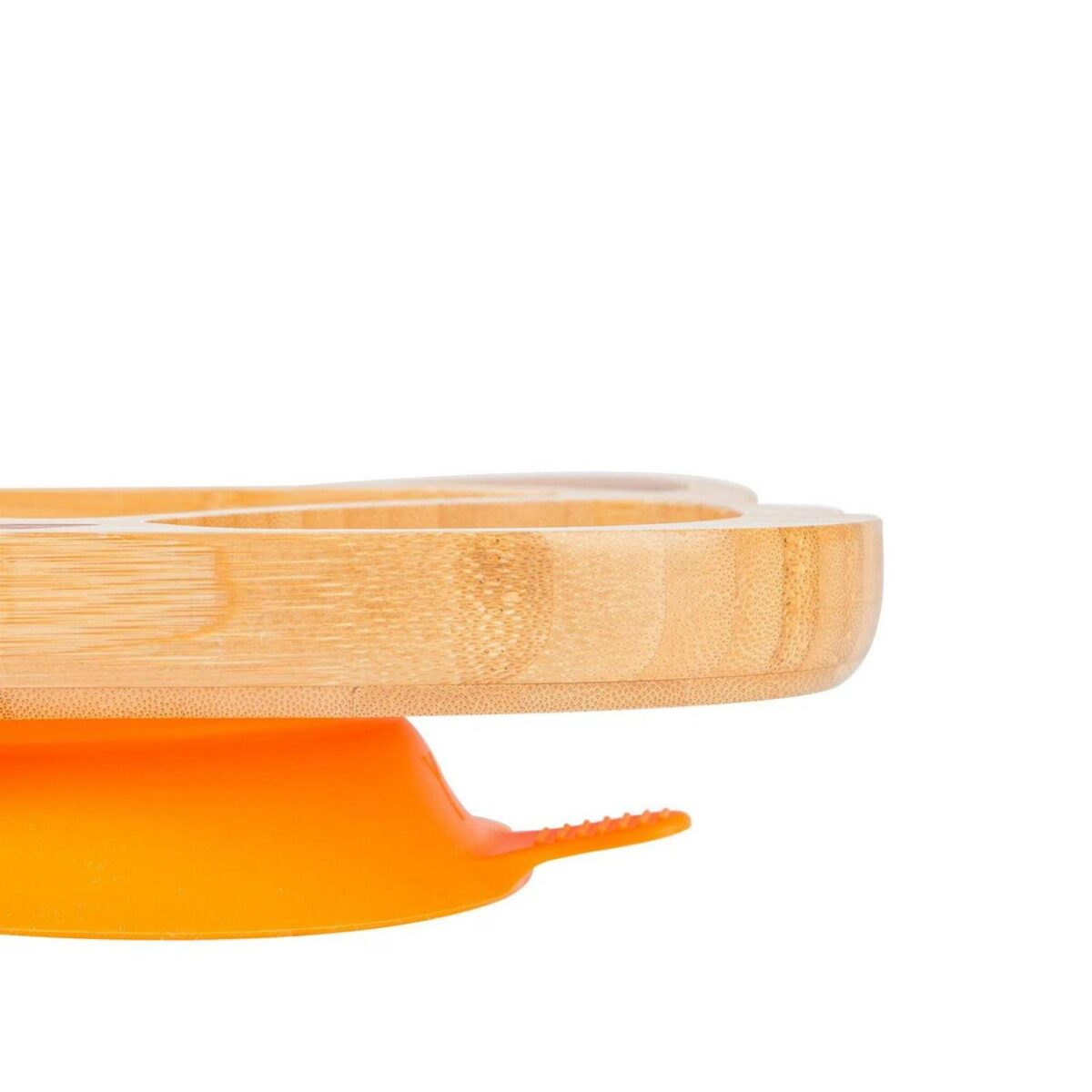 Tiny Dining Orange Fox Bamboo Baby Suction Plate Toddler Weaning Feeding Set - Image 7