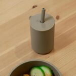 Tiny Dining Silver Sage 170ml Silicone Baby Sippy Cup with Straw BPA Free - Image 4