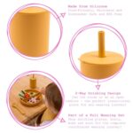 Tiny Dining Silver Sage 170ml Silicone Baby Sippy Cup with Straw BPA Free - Image 2