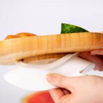 Tiny Dining White Divided Bamboo Baby Suction Plate Toddler Weaning Feeding Set - Image 2