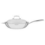 Tramontina Grano Non-Stick Wok with Lid, 32cm / 5.2L - Image 2