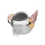 Tramontina Stainless Steel Stockpot and Drainer, 24cm / 7.8L - Image 2