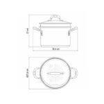 Tramontina Stainless Steel Steamer Set, 20cm / 3.4L - Image 3
