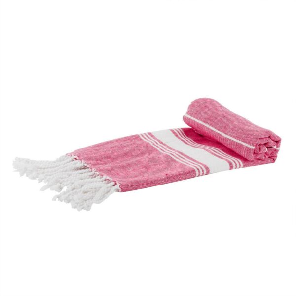 Turkish Cotton Hand Towel Lightweight Beach Peshtemal 100 x 60cm Pink