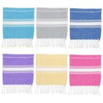 Turkish Cotton Hand Towel Lightweight Beach Peshtemal 100 x 60cm