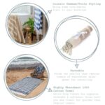 Turkish Cotton Towel Beach Bath Hammam Peshtemal Throw Beige / Mocha x2 - Image 2
