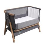 Tutti Bambini CoZee Air Bedside Rocking Crib, Oak and Charcoal - Image 5