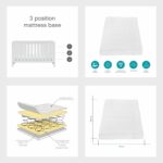 Tutti Bambini Tivoli 4 Piece Nursery Set with Sprung Mattress, White - Image 7