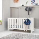 Tutti Bambini Tivoli 4 Piece Nursery Set with Sprung Mattress, White - Image 3