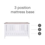 Tutti Bambini Verona Cot Bed, White and Oak - Image 6