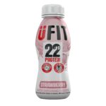 UFIT Strawberry Protein Shake, 12 x 310ml - Image 2