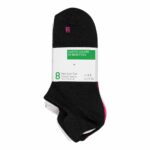 United Colors of Benetton Ladies Trainer Sock, 8 Pack - Image 6