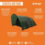 Vango Staffa Air 500 Inflatable Tent, 5 Person - Image 3