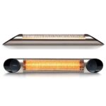 Veito Blade S2500 Indoor And Outdoor Carbon Infrared Heater - Silver
