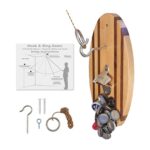 Vivere Hook and Ring Game with Bottle Opener and Magnetic Bottle Cap Catch (2 Pack) - Image 5