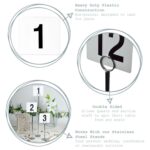 Wedding Event Party Table Number Plastic Place Cards 1-100. Double sided - Image 2