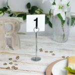Wedding Event Party Table Number Plastic Place Cards 1-100. Double sided - Image 4