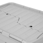 Wham 54 Litre Croc Box with Grey Lids - 5 Pack - Image 3