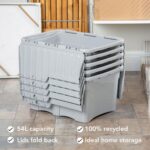 Wham 54 Litre Croc Box with Grey Lids - 5 Pack - Image 5