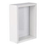 White 5 x 7 3D Deep Box Photo Frame Standing Hanging Craft Shadow Picture